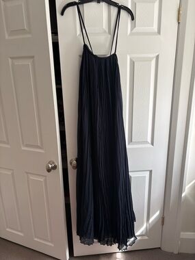 Gabriela Hearst Black Spaghetti-Strap Maxi Dress